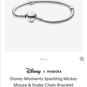 NWOT Pandora Disney Bracelet